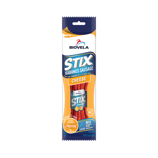 BIOVELA (Pre-Pk) Kabanosy Stix Cheese 100g