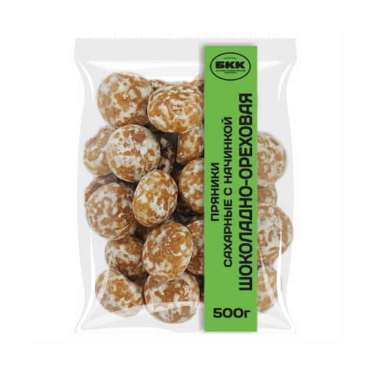 BKK Gingerbread Chocolate with Nuts Filling 500g