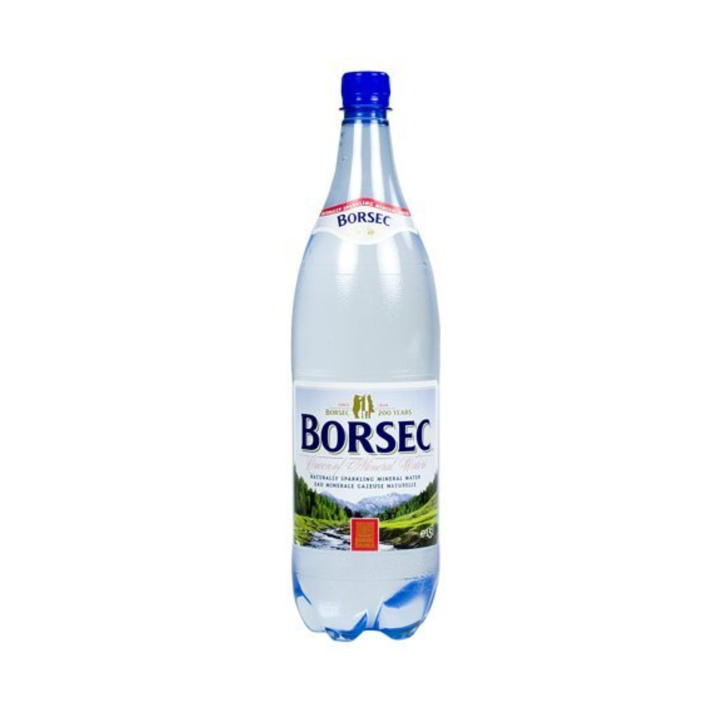 BORSEC Natural Sparkling Mineral Water, 1500ml