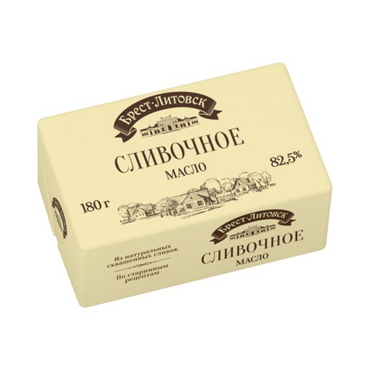 BREST LITOVSK Butter Sweet Cream 82.5% (Unsalted) 180g