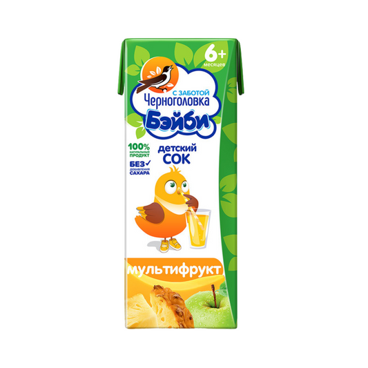 CHERNOGOLOVKA BABY Multifruit Juice, 200ml