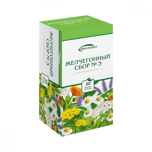 CHOLERETIC HERBAL TEA BLEND #3, 20 bags