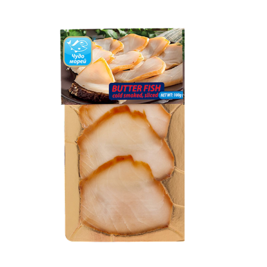 CHUDO MORE Cold Smoked Sliced Butterfish, 100g