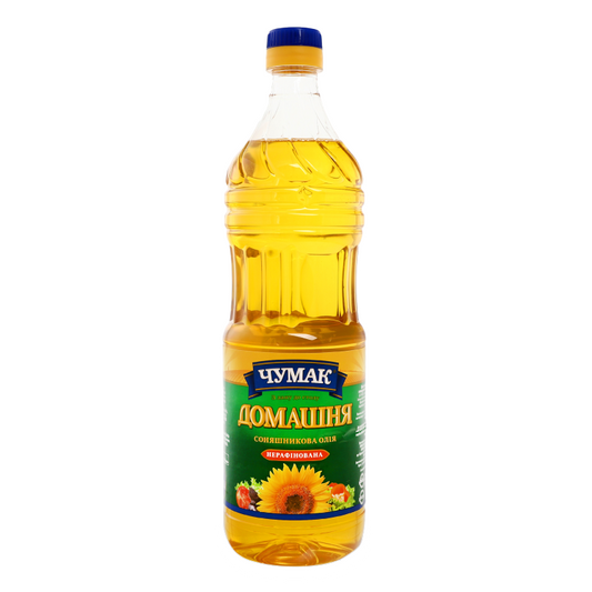 CHUMAK Unrefined Sunflower Oil, 900ml