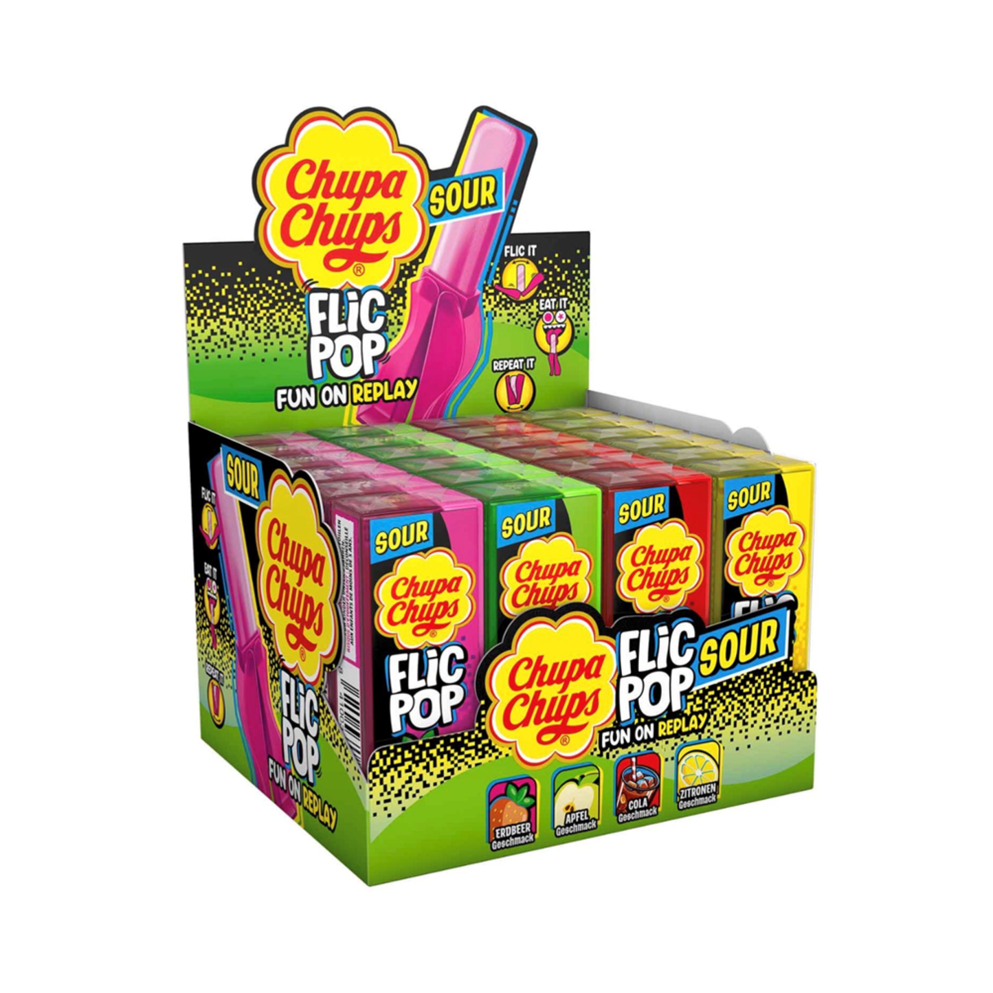 CHUPA CHUPS Flic Pop Sour, 14g