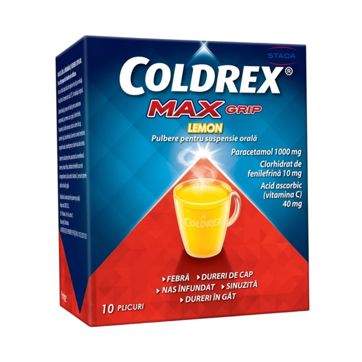 COLDREX MAX GRIP Lemon, 10 sachets