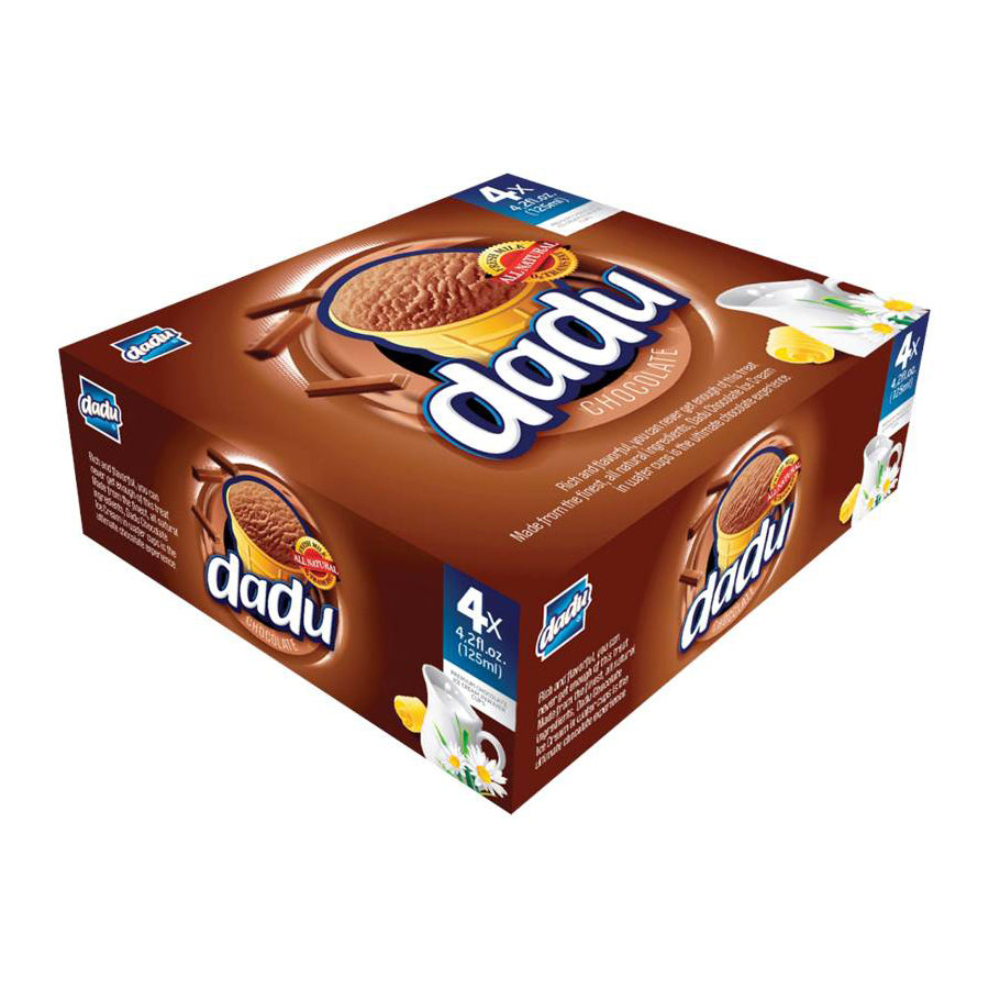 DADU Ice Cream Chocolate Plombir Family Pack, 4x125ml