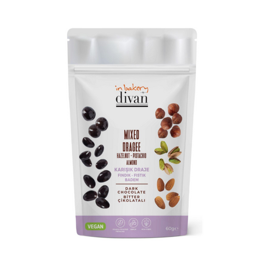 DIVAN Mixed Nuts Coated in Dark Chocolate, 60g