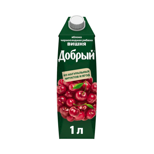 DOBRIY Apple-Aronia-Cherry Juice 1000ml