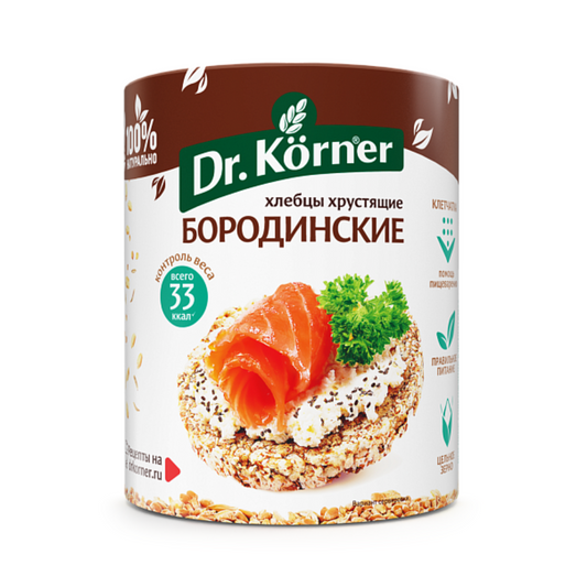DR. KORNER Crunchy Bread Borodinskiy, 100g