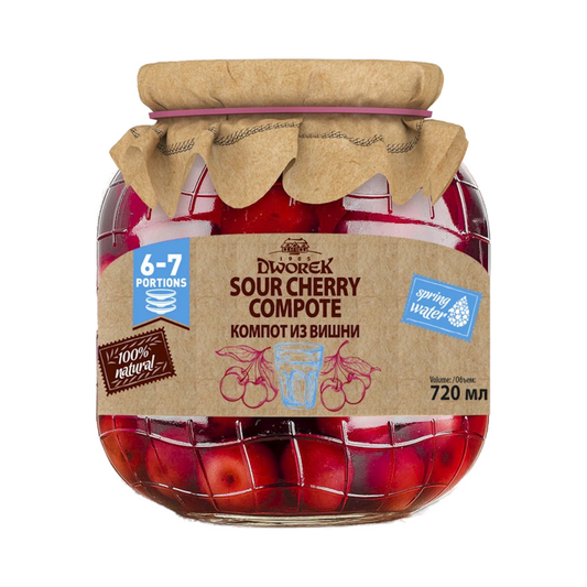 DWOREK Compote Sour Cherry 720g
