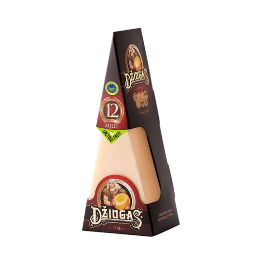 DZIUGAS Mild Hard Cheese Aged for 12 Months, 180g