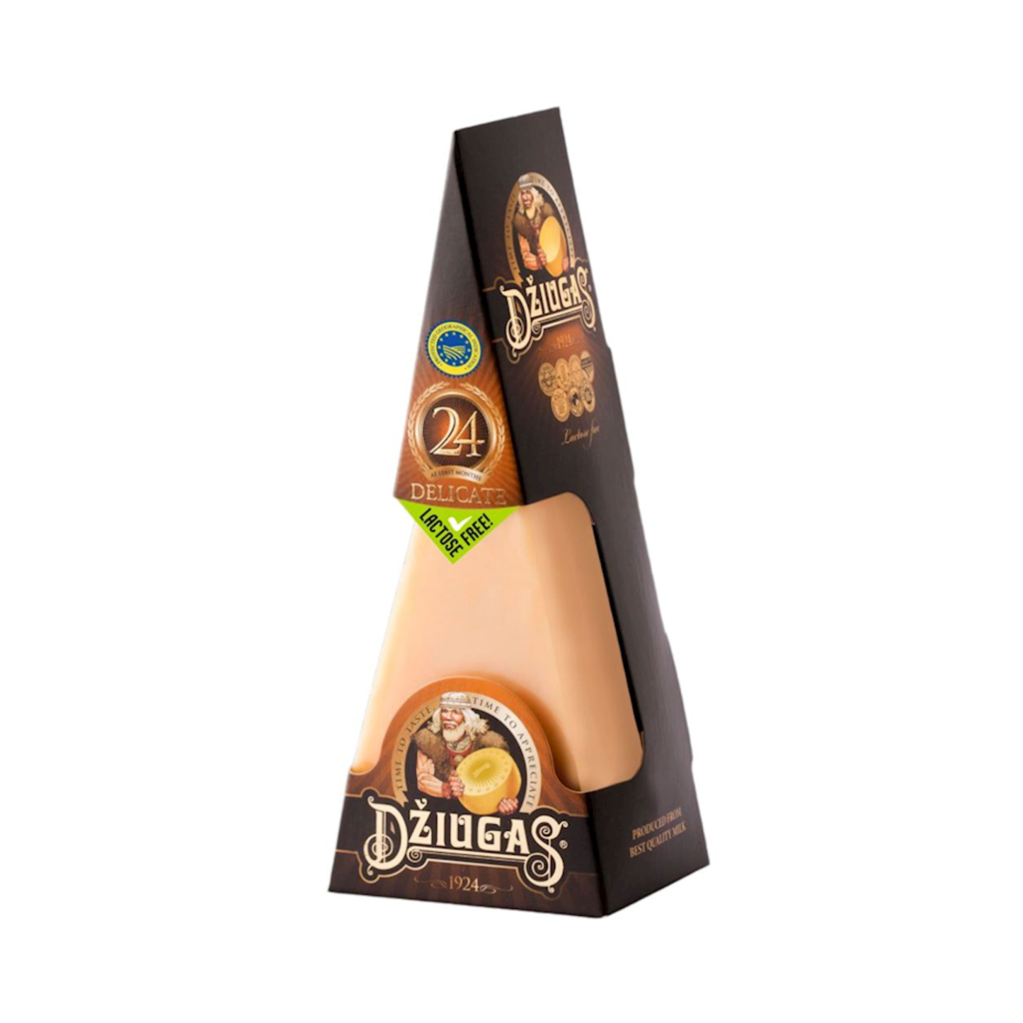DZIUGAS Mild Hard Cheese Aged for 24 Months, 180g