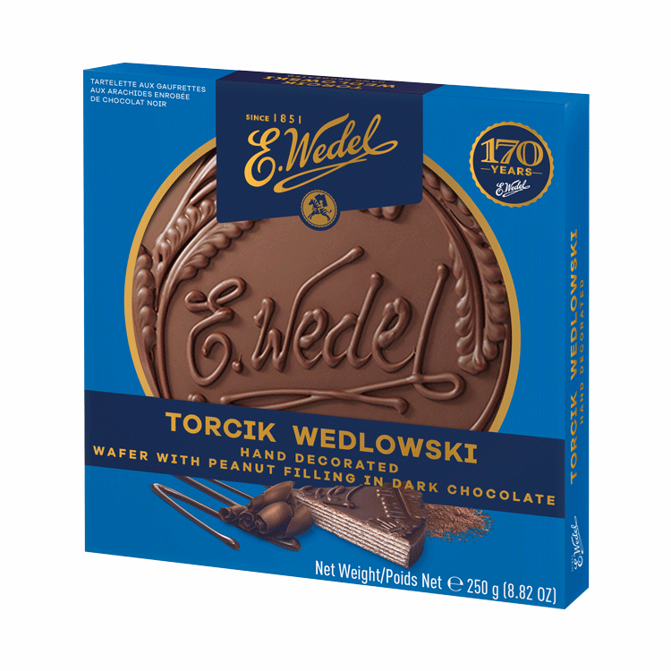 E.WEDEL Torcik Wedlowski Praline Wafers Cake, 250g