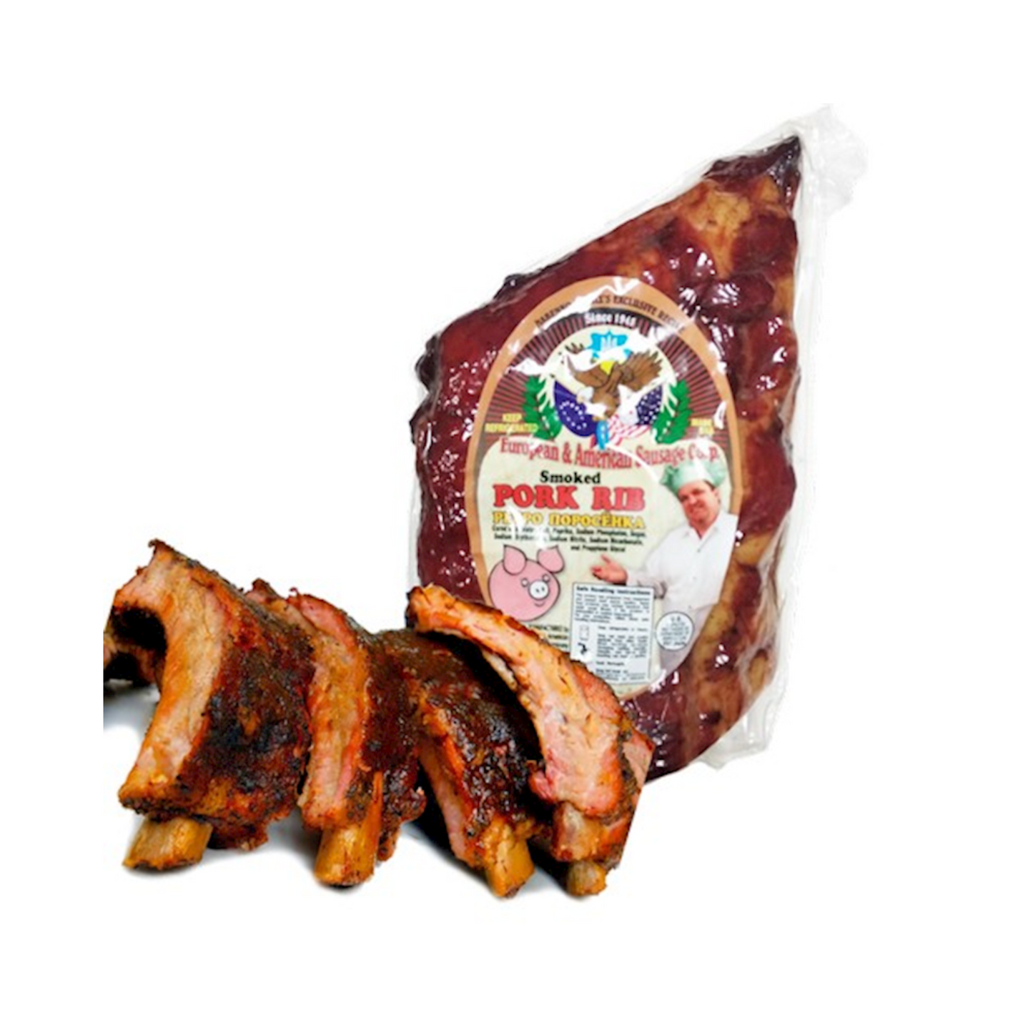 EASC Deli Smoked Pork Ribs by lb