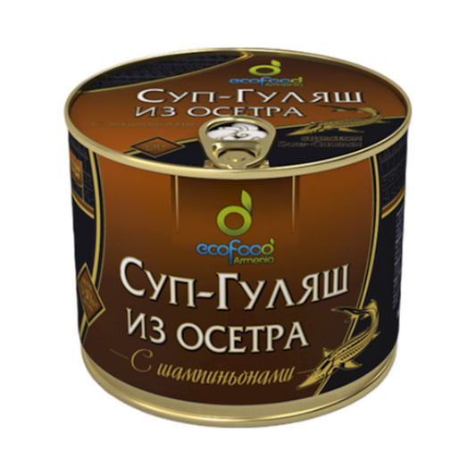 ECO FOOD Gulyash Sturgeon with Champignon (can) 530g