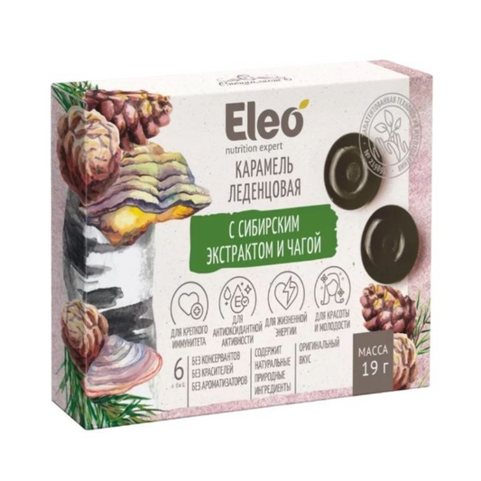 ELEO Hard Candy with Siberian Extract & Chaga 19g