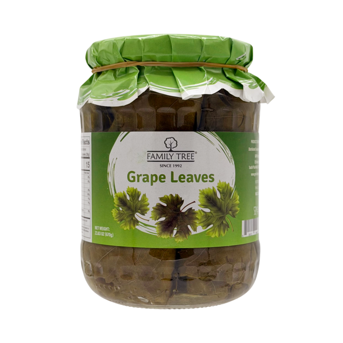 FAMILY TREE Grape Leaves Canned, 670g