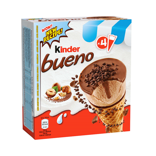 FERRERO Kinder Bueno Ice Cream, 4x62g