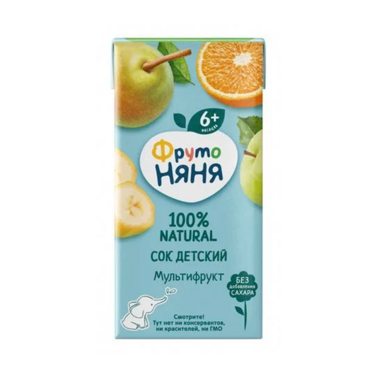 FRUTO-NYANYA Multifruit Juice, 200ml