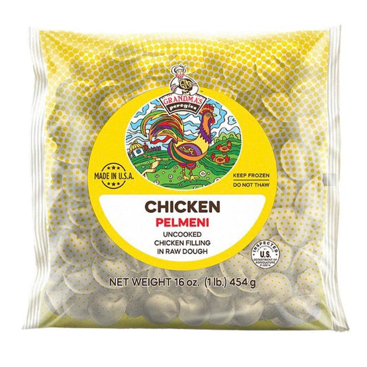 GRANDMAS Chicken Soup Mini Pelmeni, Frozen, 454g