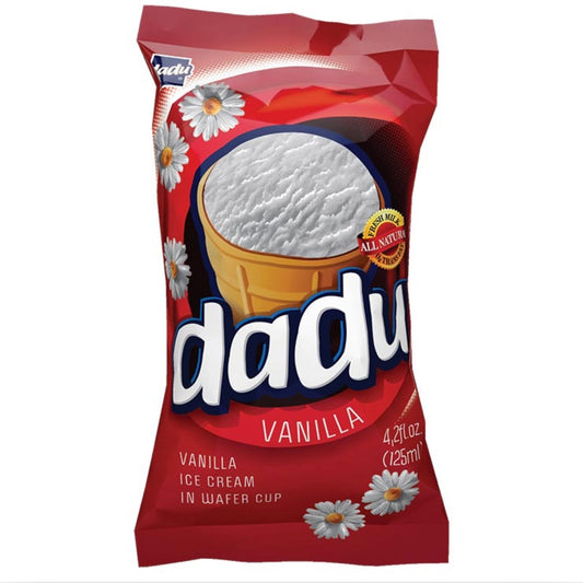 DADU Vanilla Plombir Ice Cream, 125ml