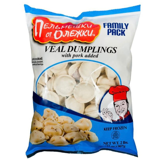 OT OLESHKI Veal Pelmeni (Dumplings) Frozen, 907g