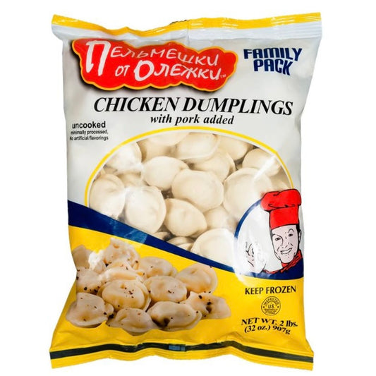 OT OLESHKI Chicken Pelmeni (Dumplings) Frozen, 907g