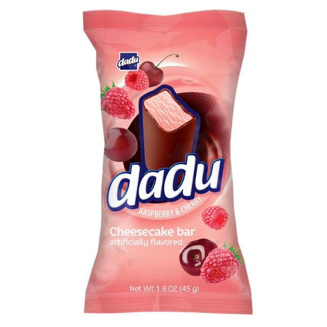 DADU Raspberry & Cherry Cheesecake Bar, 45g