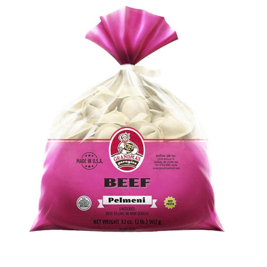 GRANDMAS Beef Pelmeni (Dumplings) Frozen, 907g