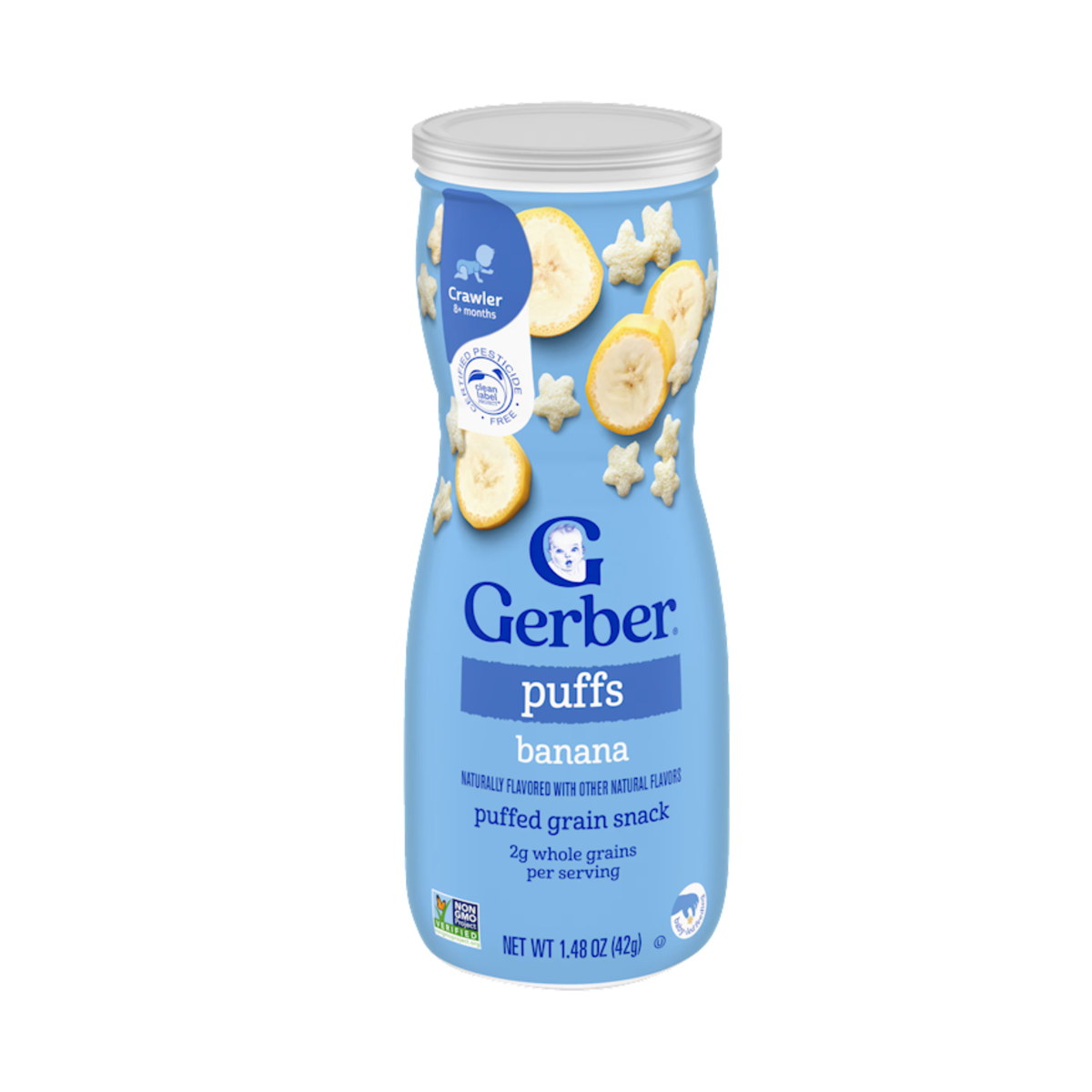 GERBER Baby Snack Puffs-Banana, 42g