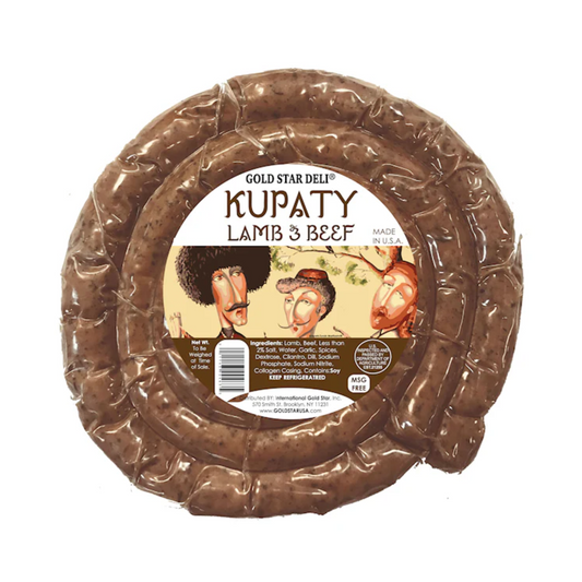 GOLD STAR Kupaty Lamb & Beef Georgian Style, 1lb