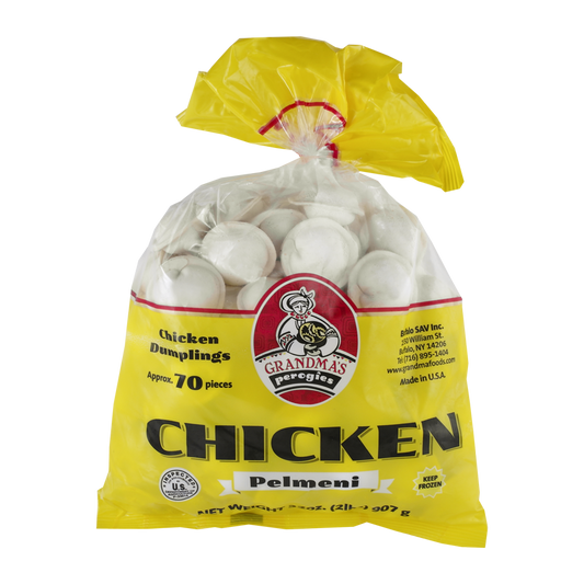 GRANDMAS Chicken Pelmeni, Frozen, 907g