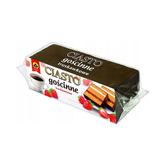 GRAN PIK Strawberry Cake in Cocoa Coating, 300g