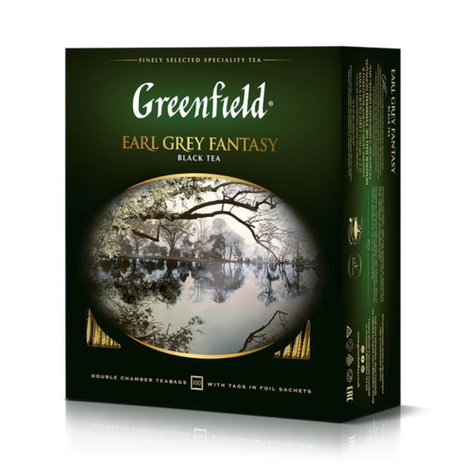 GREENFIELD Black Tea "Earl Grey Fantasy" 100bags