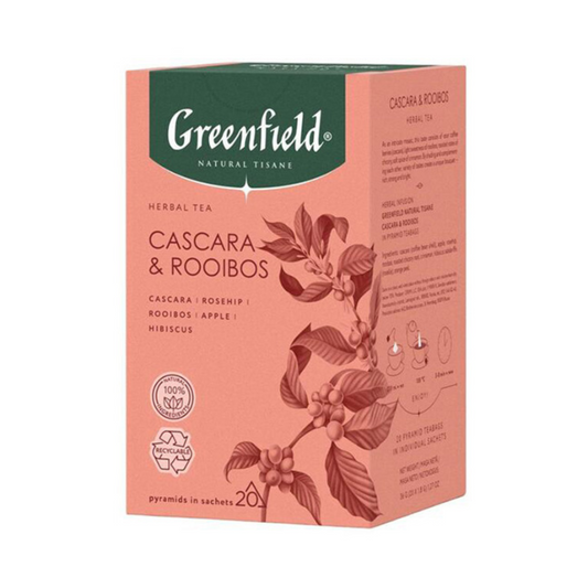 GREENFIELD Cascara & Rooibos, 20tb