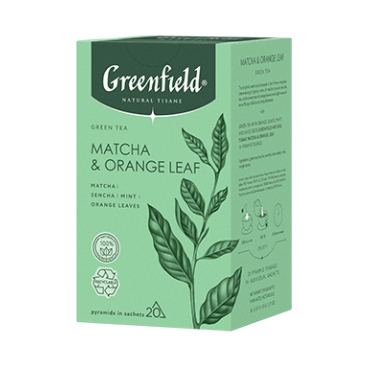 GREENFIELD Tisane Orange & Matcha, 20 tb