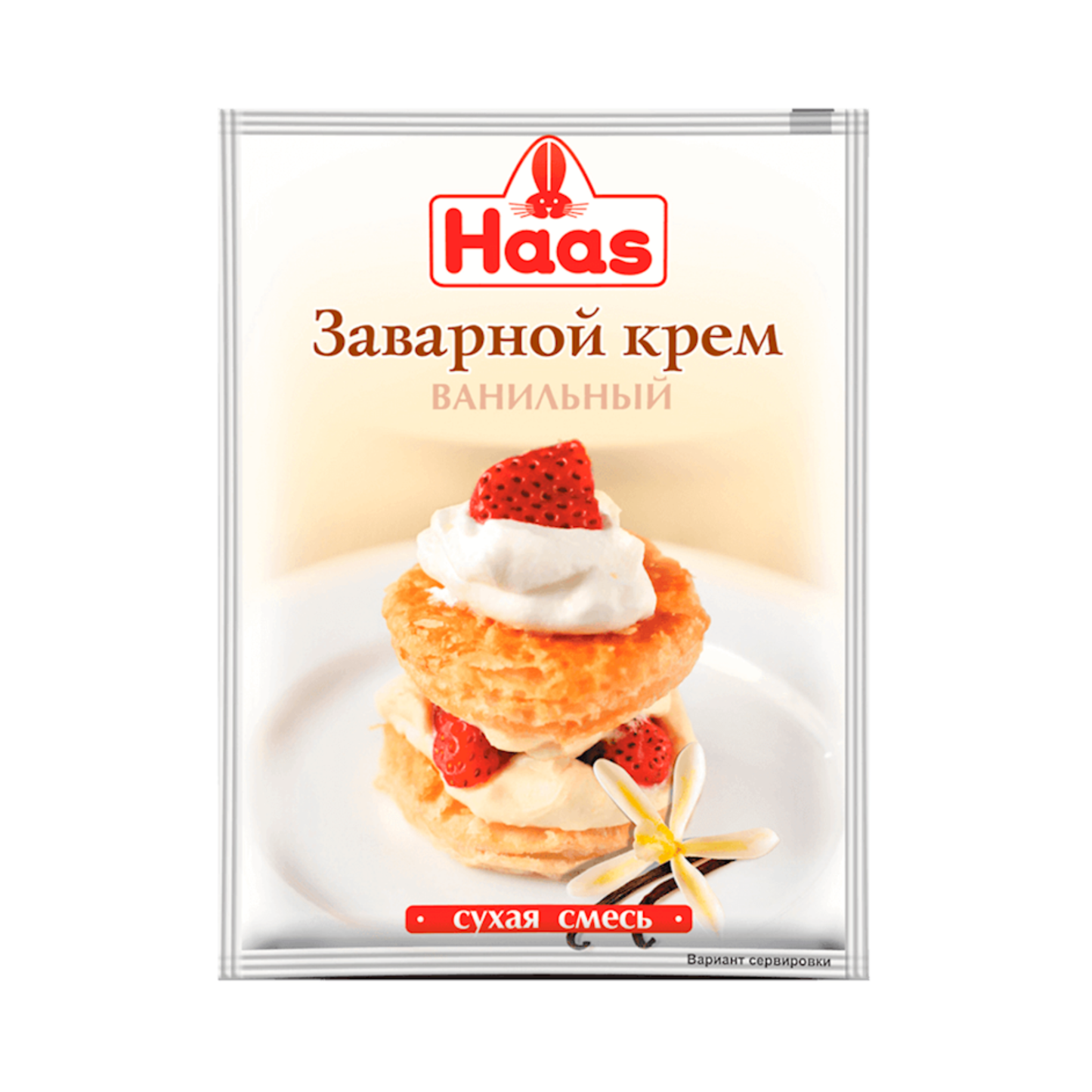 HAAS Vanilla Cream for Cake, 100g
