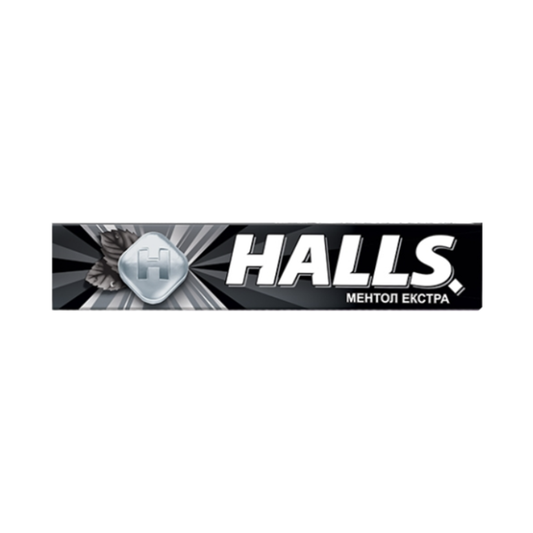 HALLS Extra Menthol and Eucalyptus Hard Candies 25.5g
