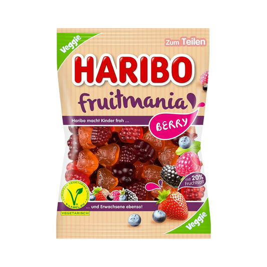 HARIBO Fruitmania Berry Gummy Candy, 160g
