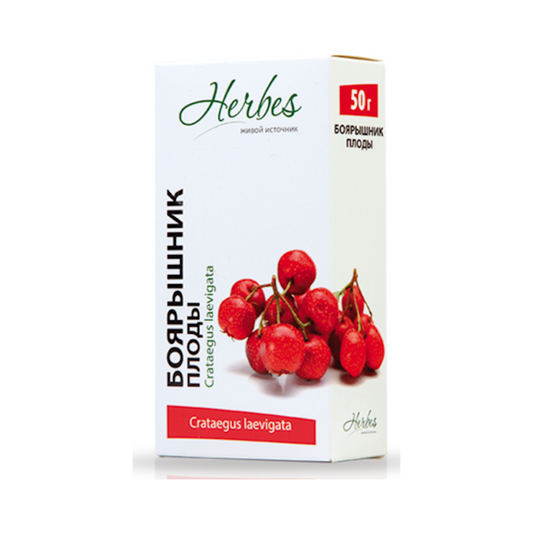 HERBES Hawthorn Berries (Boyaryshnik Plody), 50g