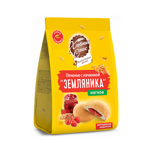 HLEBNY SPAS Sugar Cookies with Strawberry 200g
