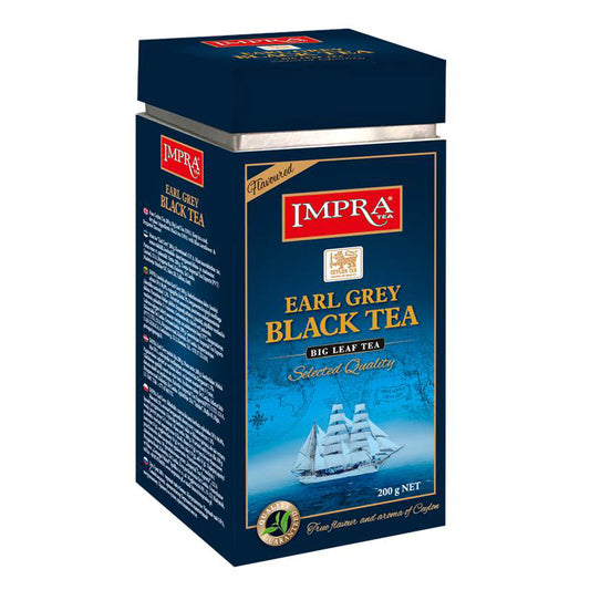 IMPRA Earl Grey Ceylon Loose Black Tea, 200g