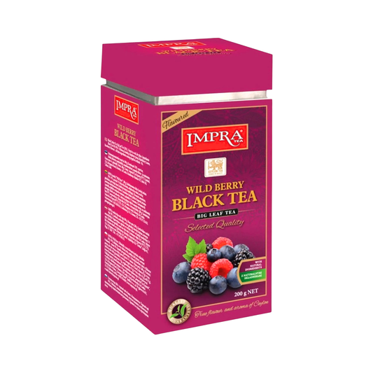 IMPRA Wild Berry Ceylon Loose Black Tea, 200g