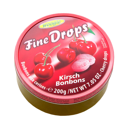 FINE DROPS Hard Candy Cherry Flavor 200g