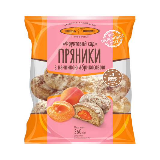 KIEV HLEB Gingerbread with apricot flavor 360g