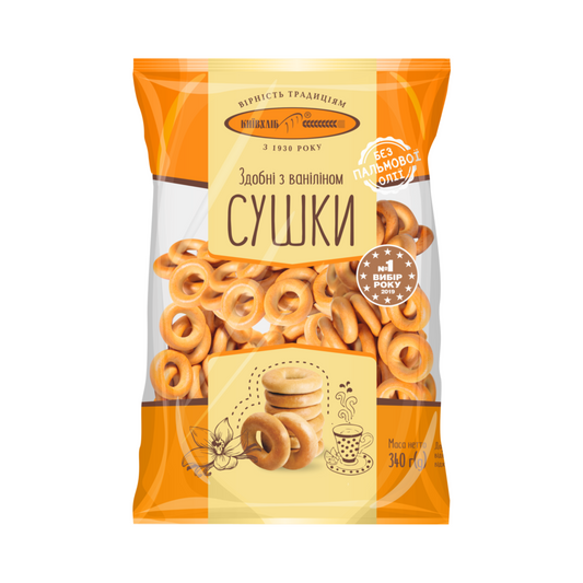 KIEV HLEB Sushka Vanilla 340g