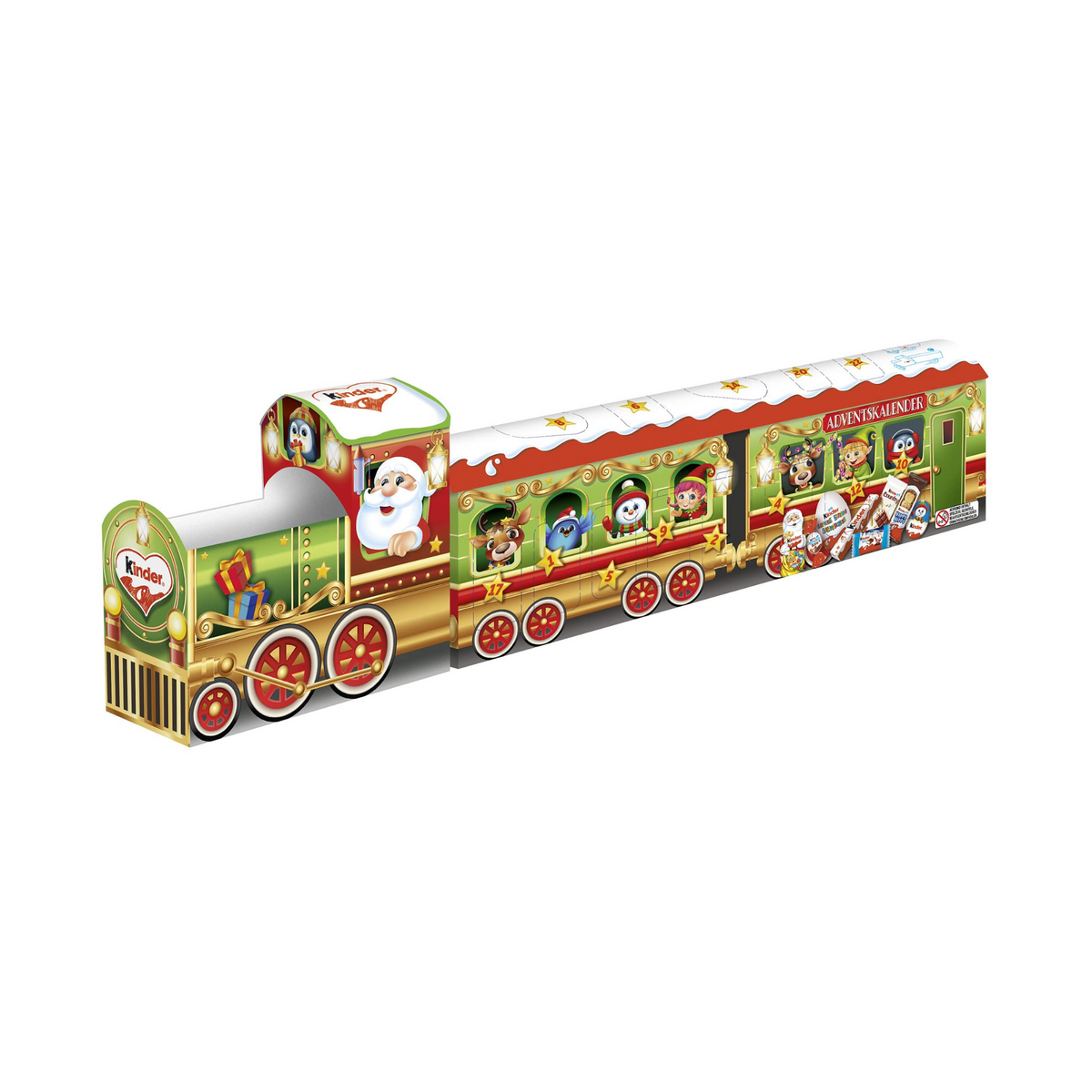 KINDER Advent Calendar 3D Train, 226g
