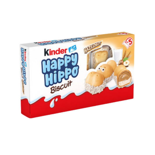 KINDER Happy Hippo Biscuits Hazelnut, 103.5g