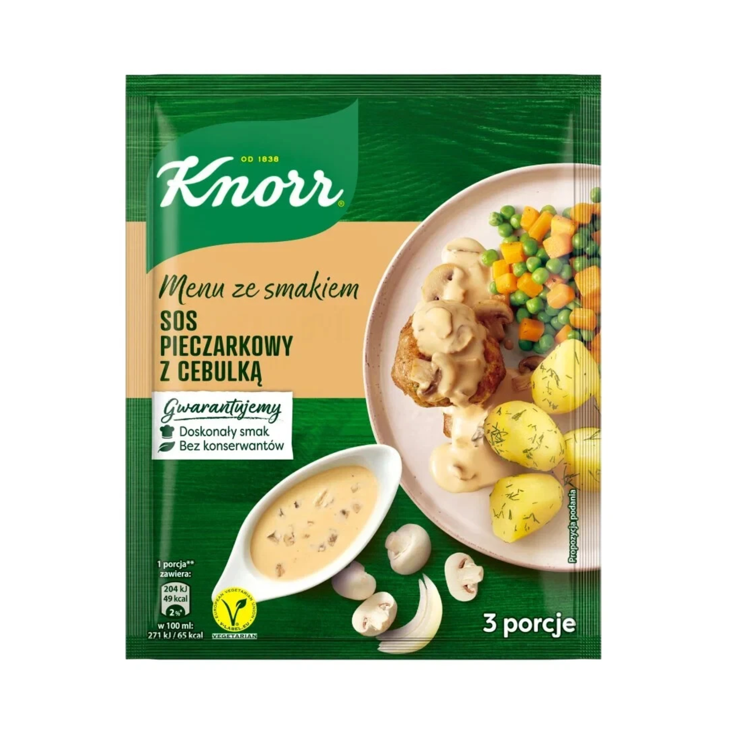 KNORR Mushroom Sauce with Onion, 37g